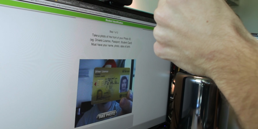 identification using webcam